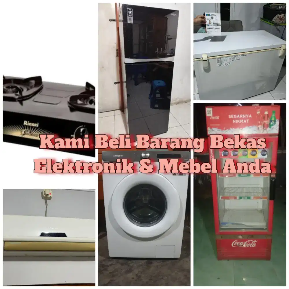 Kami beli dan cari Mesin cuci bekas anda dll