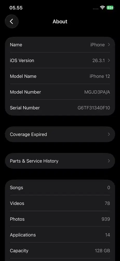 Hp apple iphone 12 ibox red 128gb merah ibox 5G bandung mulus