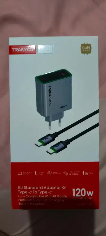 Tranyoo fast charging 120 watt GAN all device