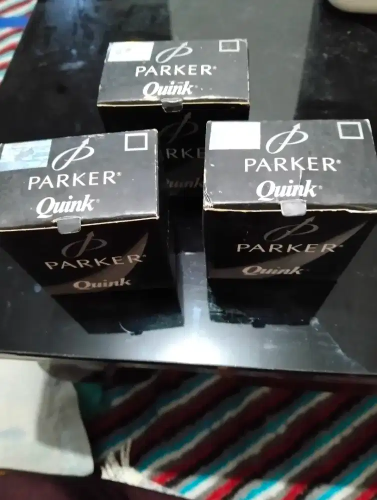 Tinta Parker Quink 57 ml Black Original (Stok Lama)