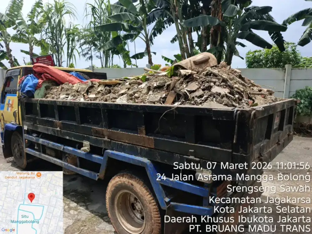 Jasa buang puing dan angkut sampah proyek