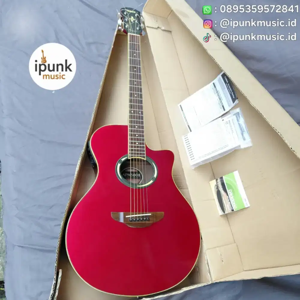 Yamaha APX 500II Original Gitar Akustik Elektrik Cut away string