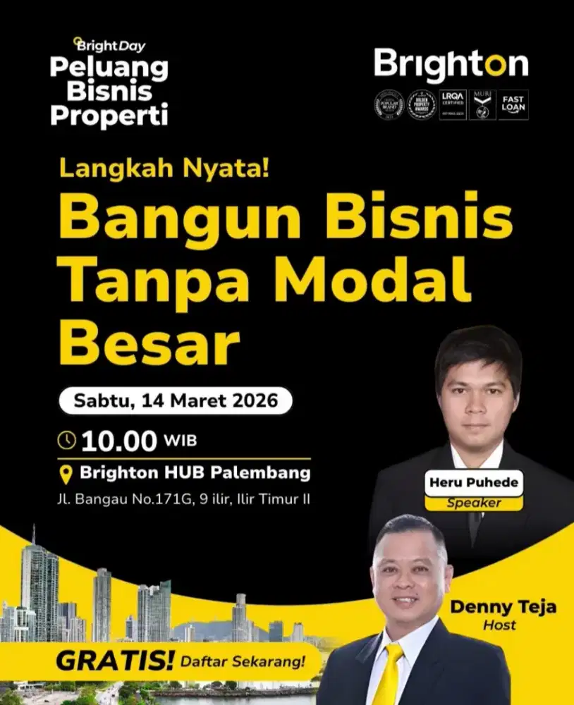 Lowongan kerja Mitra Bisnis ( Agen Property)