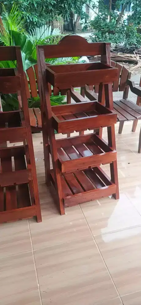 Rak serbaguna kayu jati