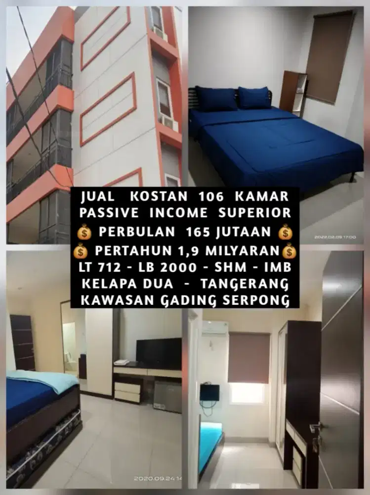 JUAL KOST KOSAN KOSTAN KAWASAN GADING SERPONG KELAPA DUA TANGERANG