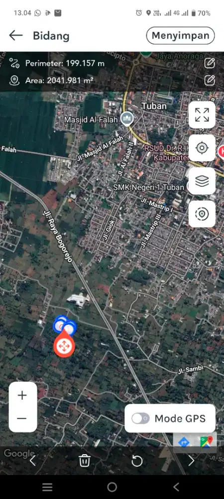 Dijual tanah milik pribadi