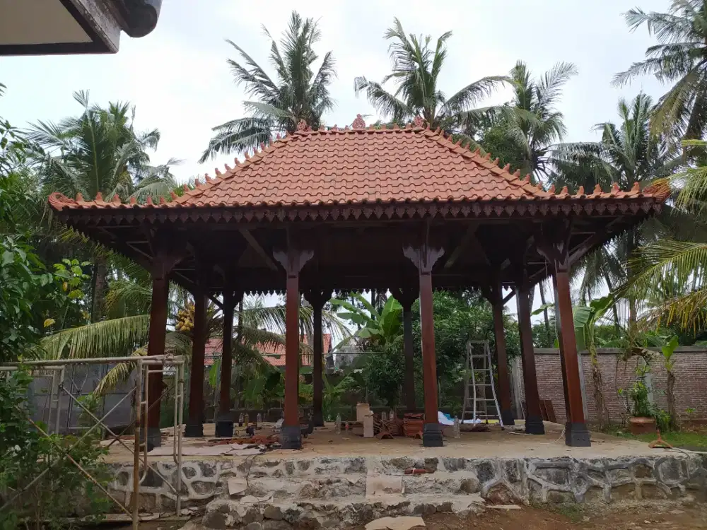 Joglo Limasan tumpangsari gantung ukuran 8*6