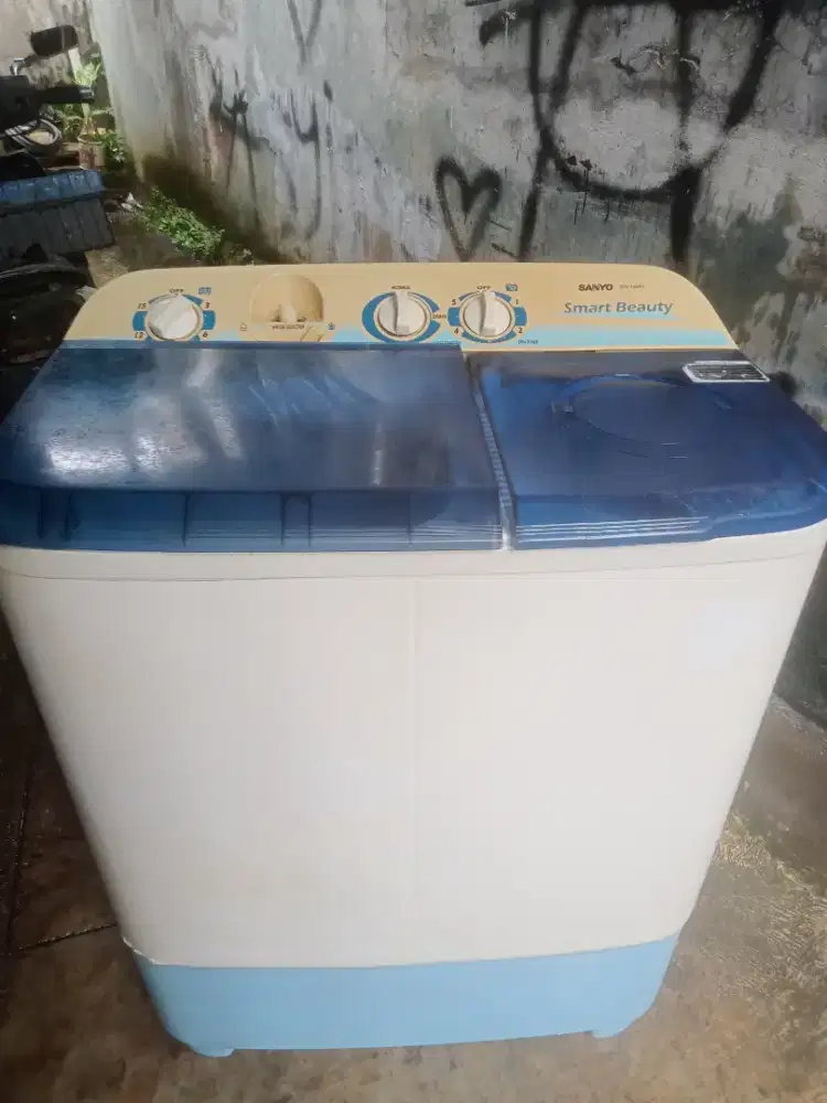 Jual mesin cuci 2 tabung normal semua