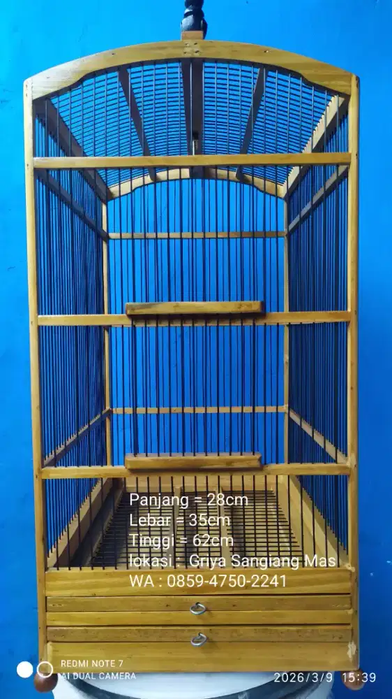 Kandang Burung Ruji Fiber