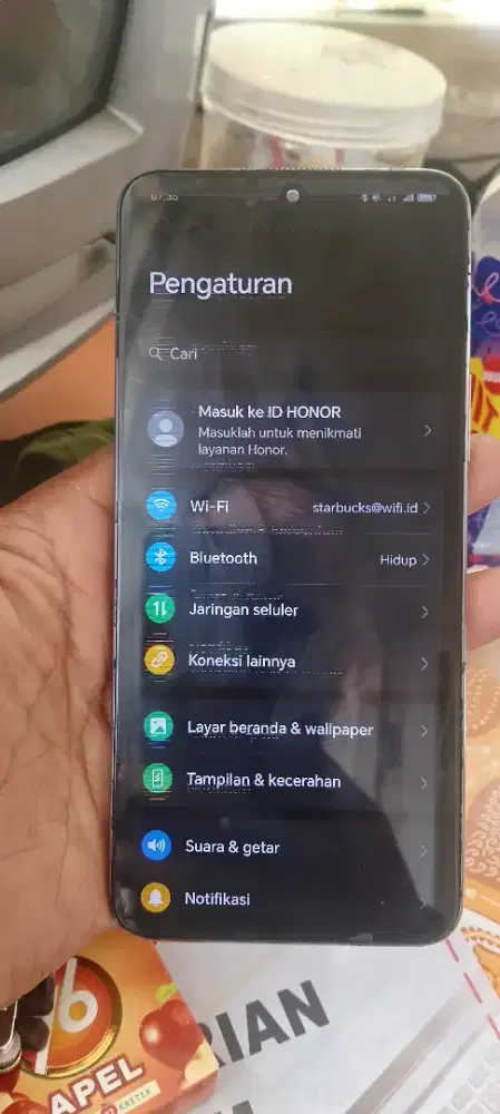 Honor x8 6+2gb ram 128gb room