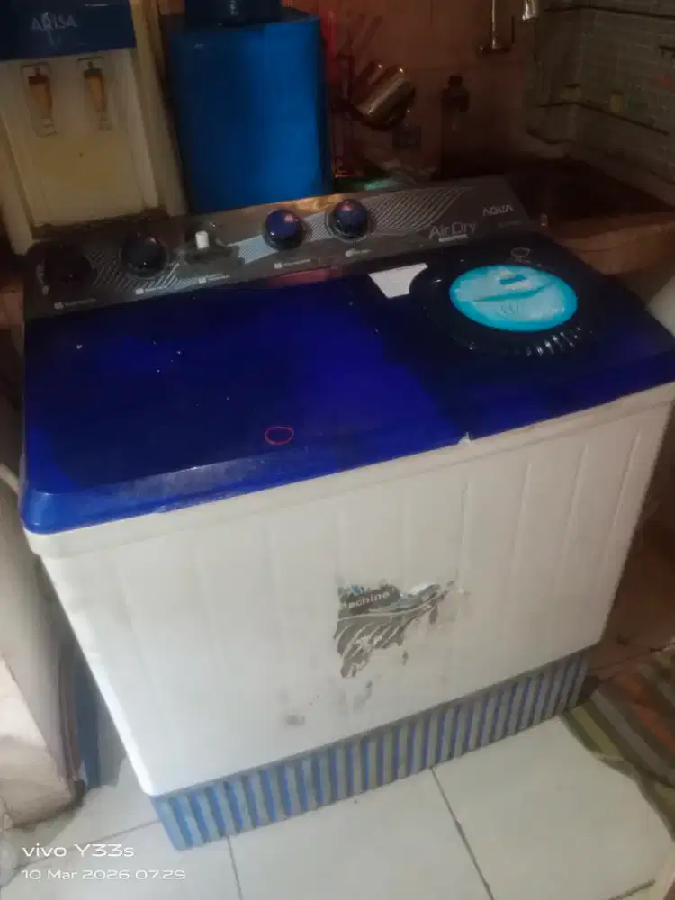 Mesin cuci merk aqua 12kg jumbo