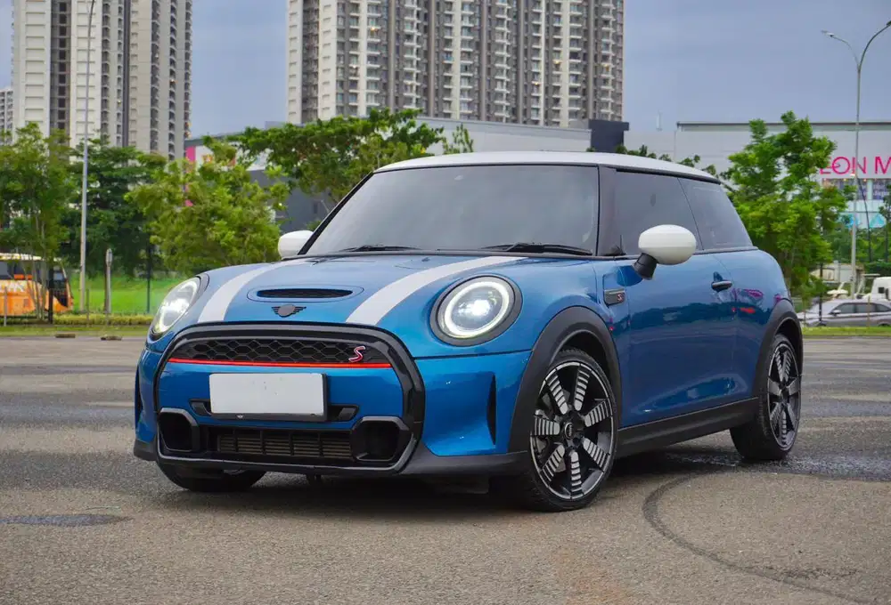 Mini Cooper S F56 Facelift B48 2021 Biru Best Deal Promo Low DP Mulus