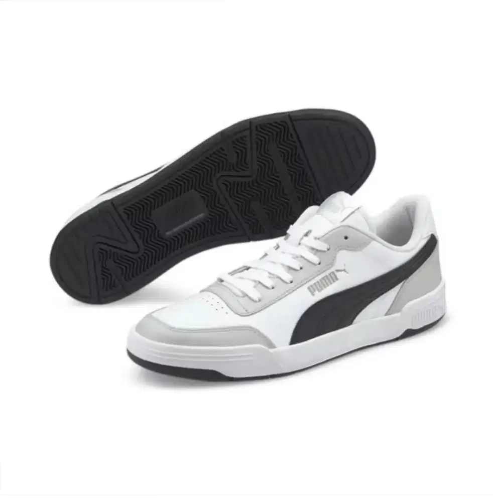 PUMA Sepatu Trainer Caracal Puma White-Puma Black-Gray Violet
