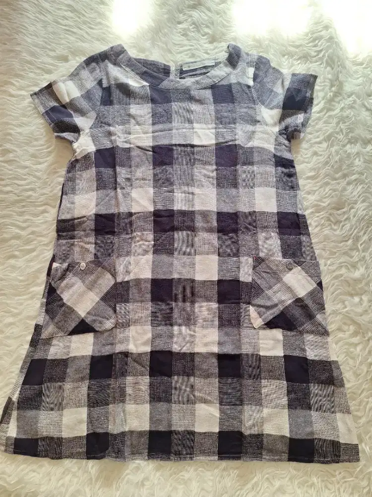 DRESS KOTAK size M/L
