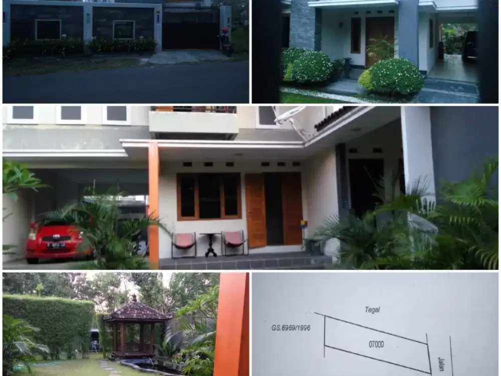 Rumah bagus 2 lantai di jalan pandanaran dekat kampus UII