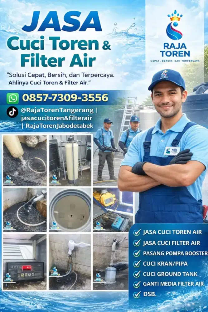 JASA CUCI TOREN & FILTER AIR JABODETABEK