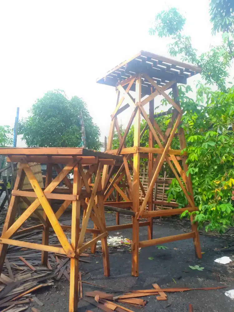 tempat tandon menara 3 mtr dari pertama langsung