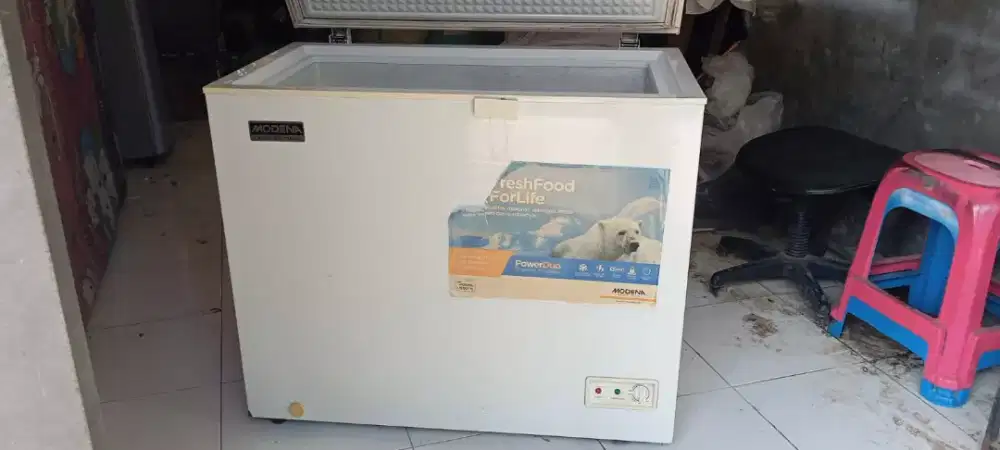 Freezer Box MIDEA 210L Mulus SUPER BEKU