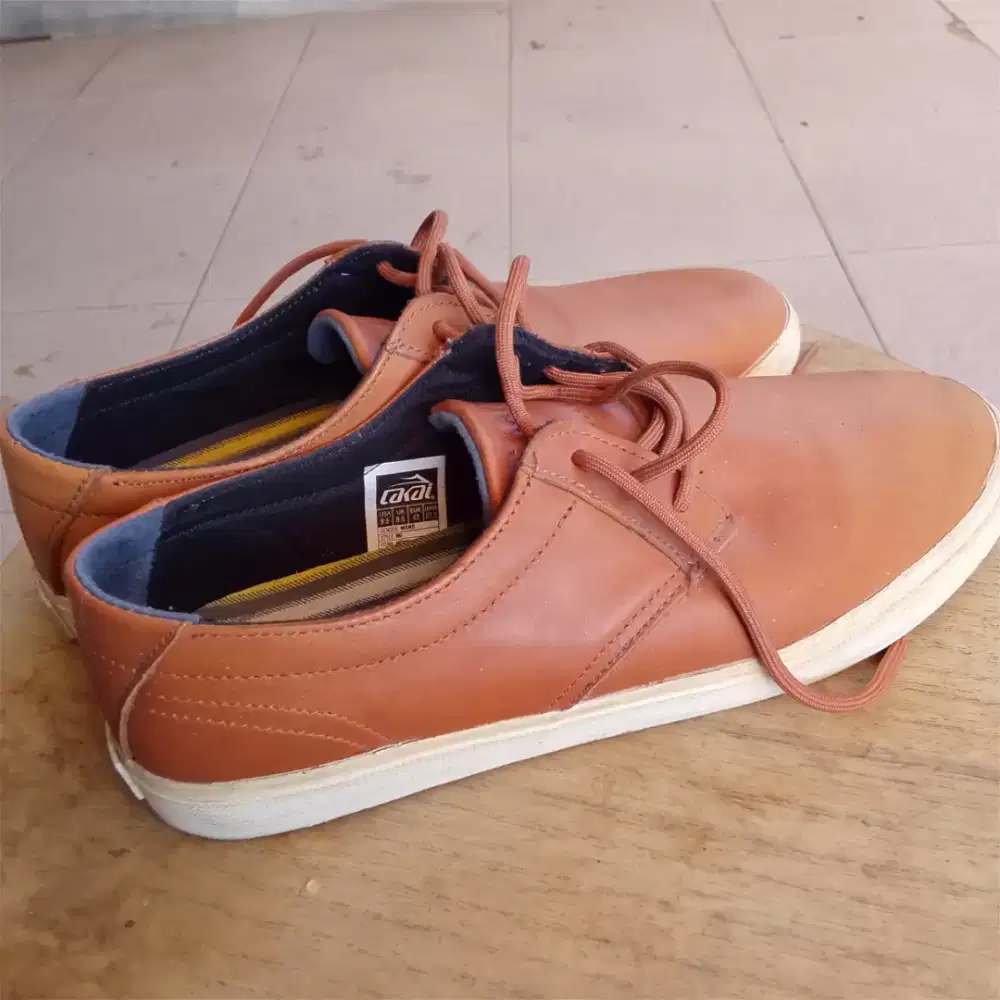 Sepatu Lakai Echelon MJ Brown Leather (Rare Item)