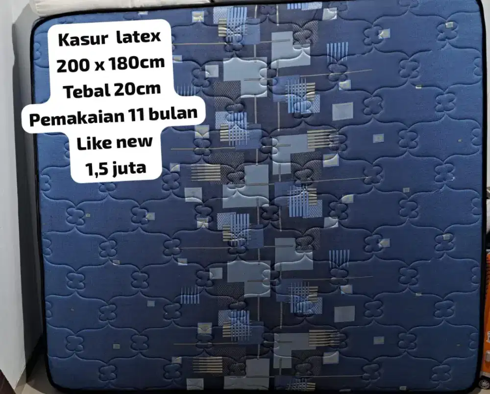 Kasur Latex 180×200 free kasur busa dan lemari plastik Naiba.