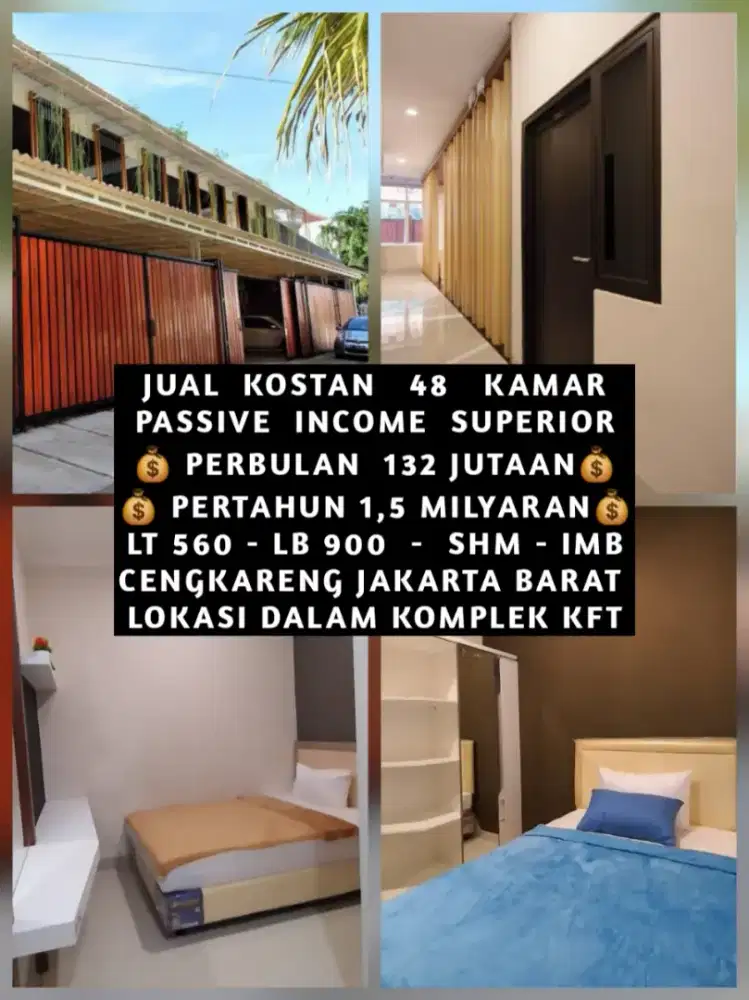 JUAL KOST KOSAN KOSTAN CENGKARENG DEKAT GREEN SEDAYU MALL