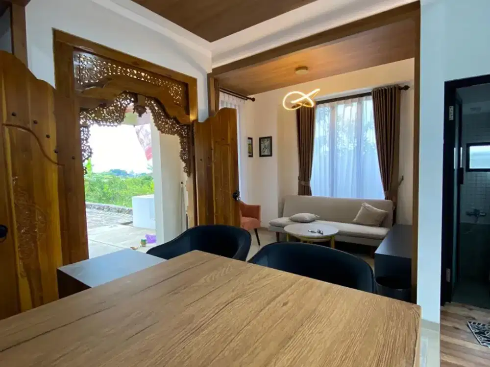 RUMAH VILLA MODERN 2 LANTAI LUAS ATAS WISATA BNS