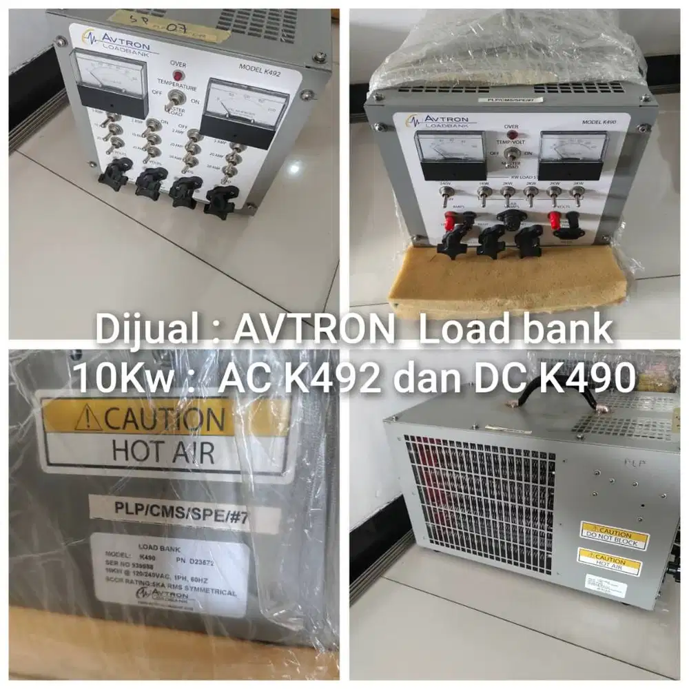 Dijual Peralatan Test & Measurement Electrical – Kondisi Second (Load