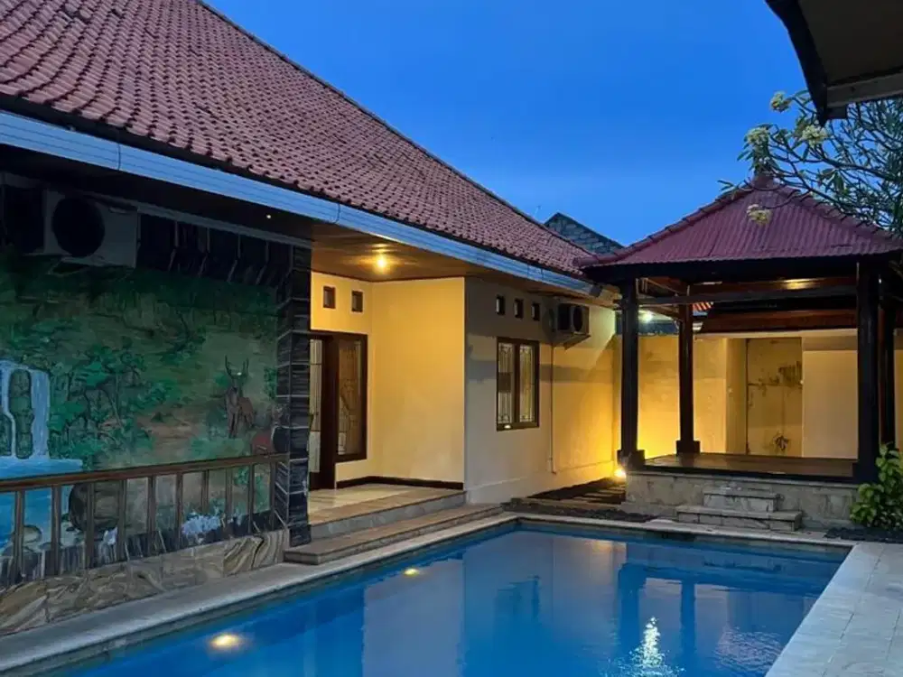 Villa Modern Klasik Disewakan Jangka Panjang 20 Th, di Jimbaran Area