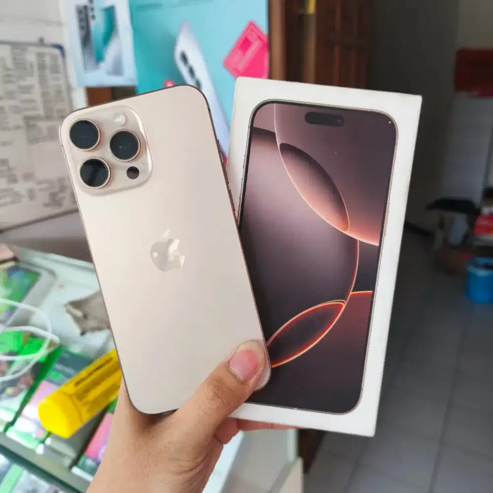 iphone 16 pro max 256gb fullset bh100 ibox grnsi pnjg
