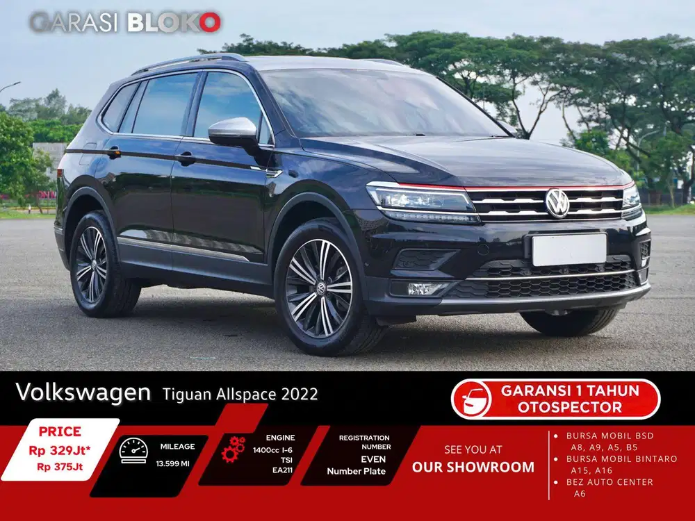 (Odo 13rb Warranty ON) Volkswagen Tiguan Allspace 1.4 TSI 2022 / 2023
