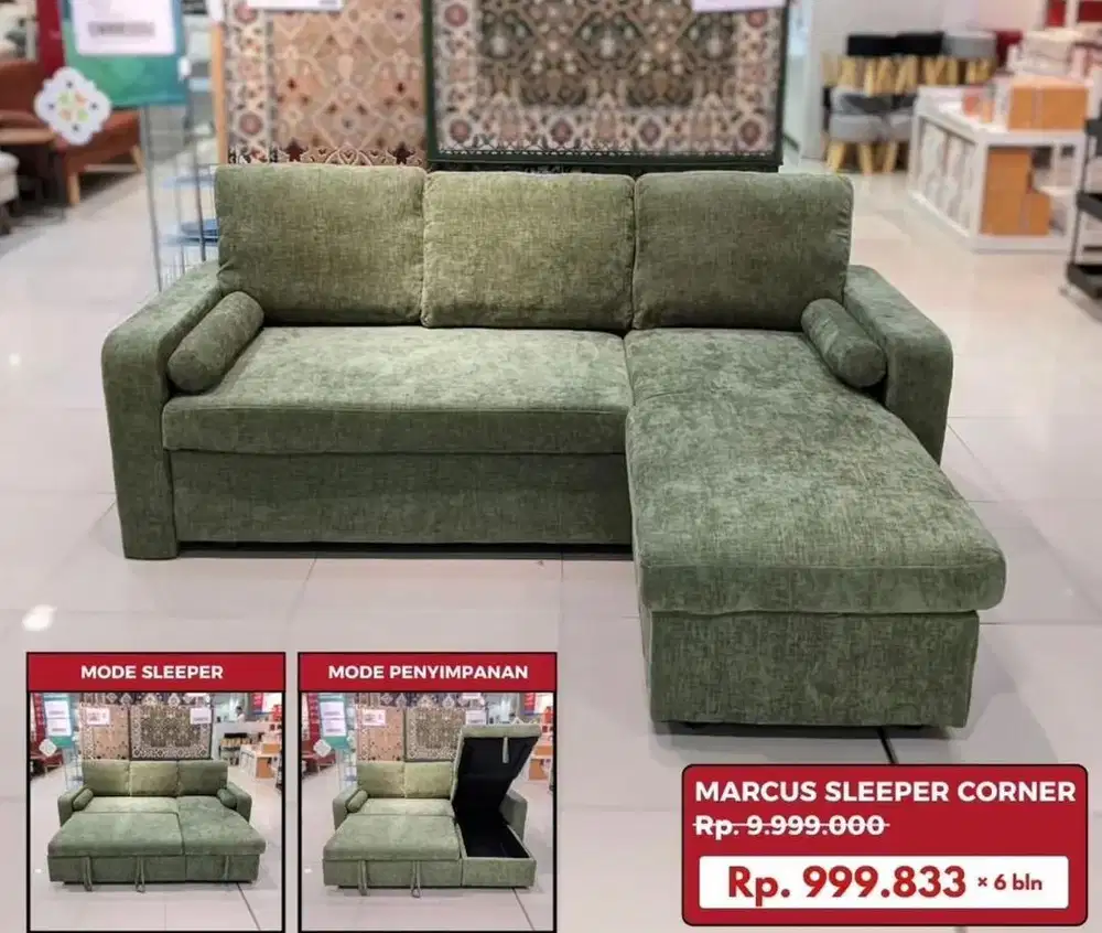 Markus Sofa L sleeper