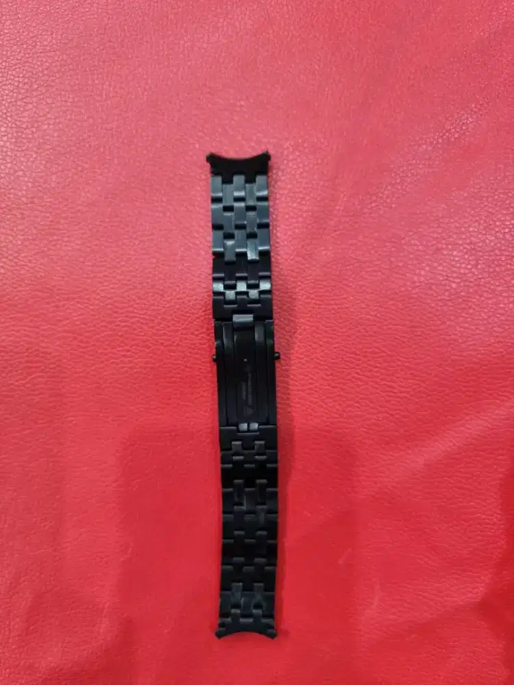 Rantai jam OMG size 20mm full black 1:1