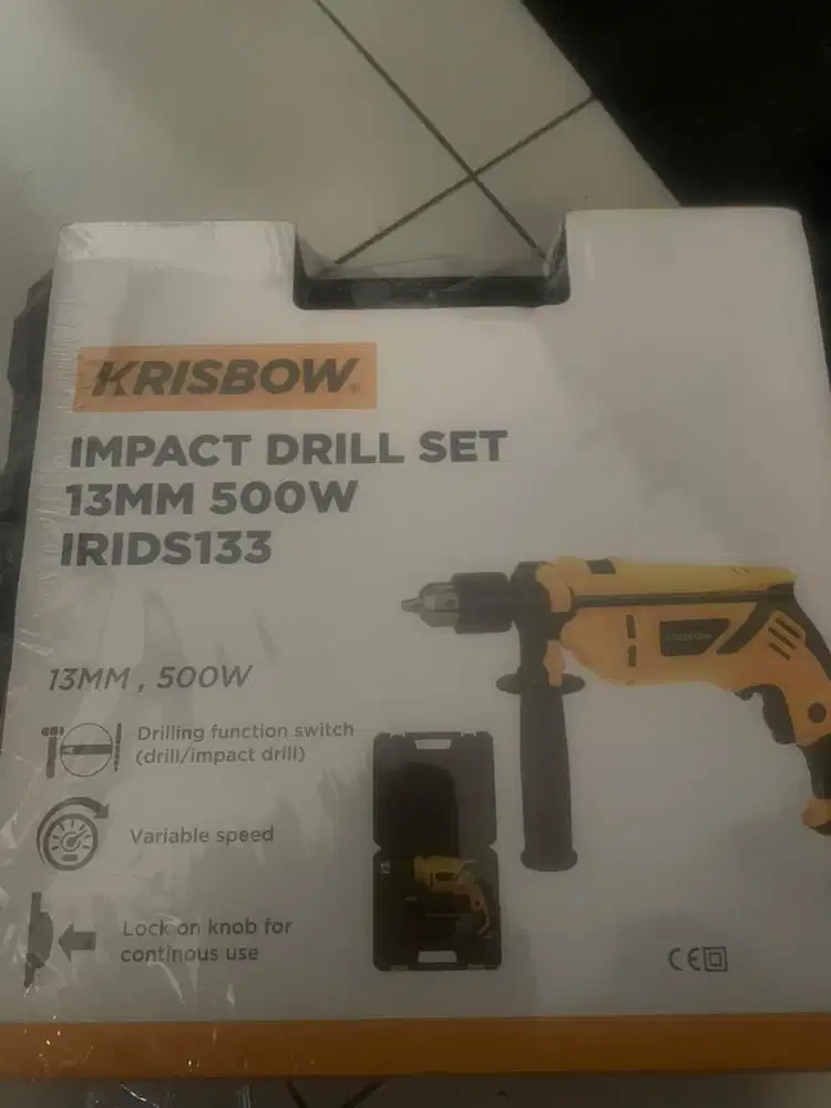 Bor listrik Krisbow impact drill set