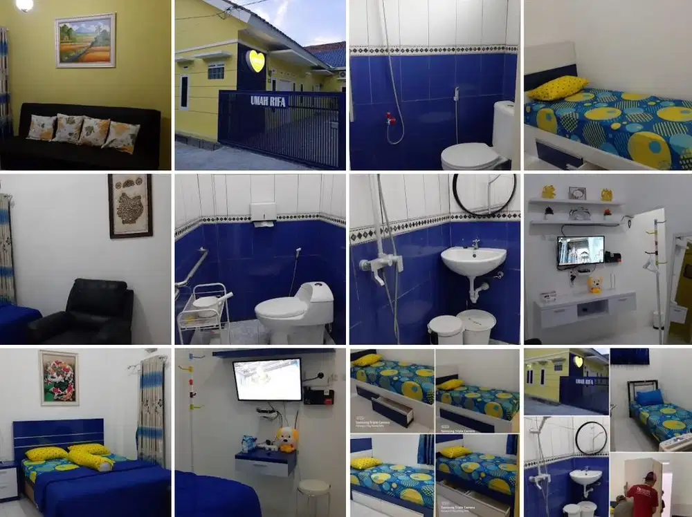 Rumah 3 kamar 2 kamar mandi fasilitas apartemen Indramayu kota.