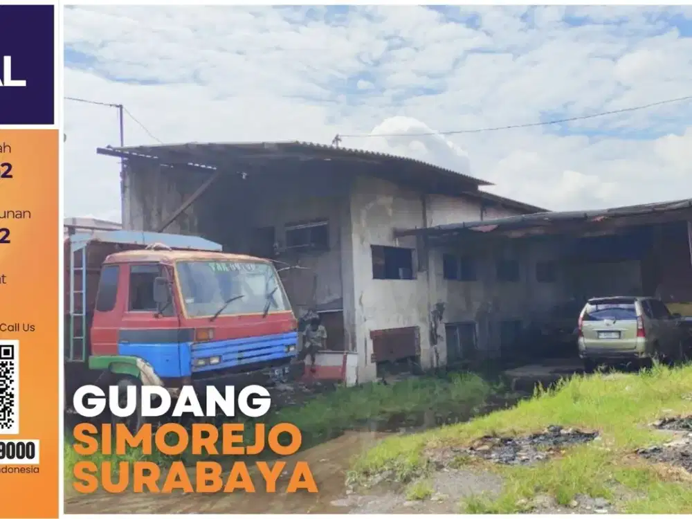 Dijual Gudang + Lahan Luas di Demak Surabaya Dekat Pelabuhan