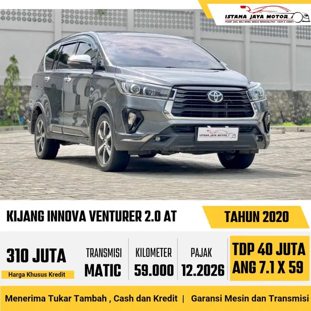 LOW KM Toyota Kijang Innova Venturer 2.0 Automatic 2020