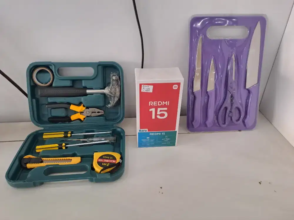 REDMI 15 FREE 1 SET KUNCI+KIPAS ANGIN+TALENAN