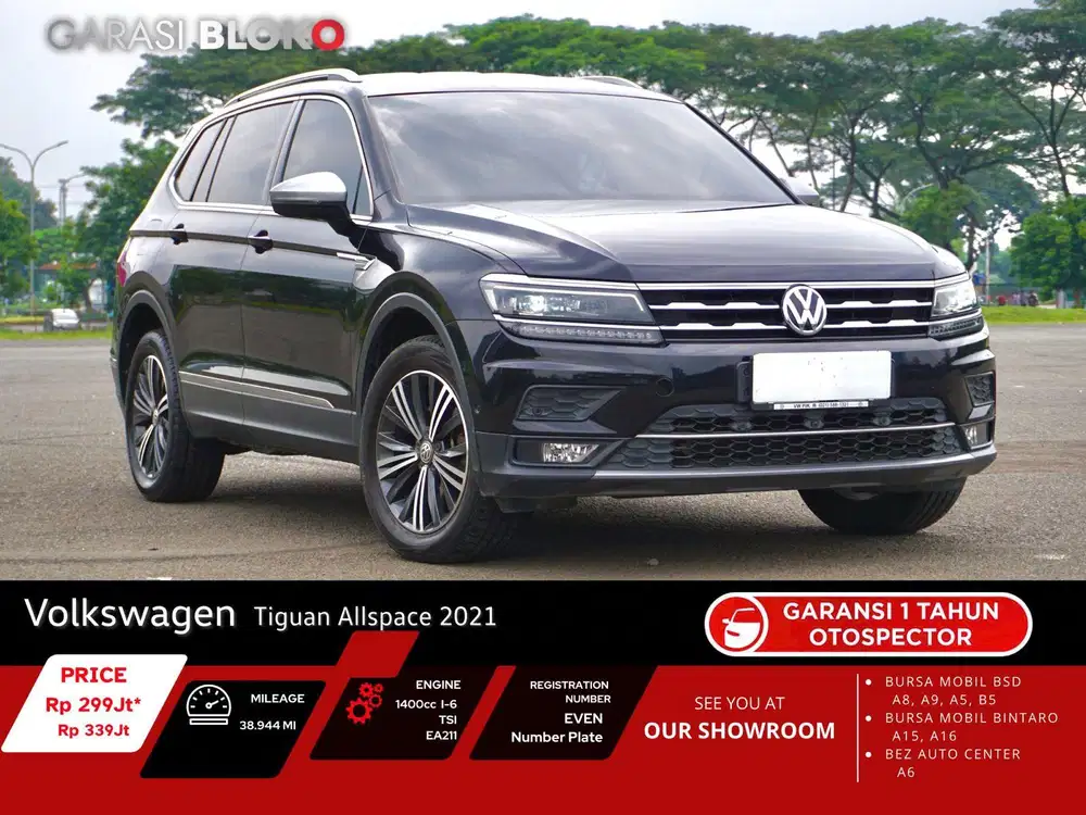 (Warranty ON) Volkswagen Tiguan Allspace 1.4 TSI 2021