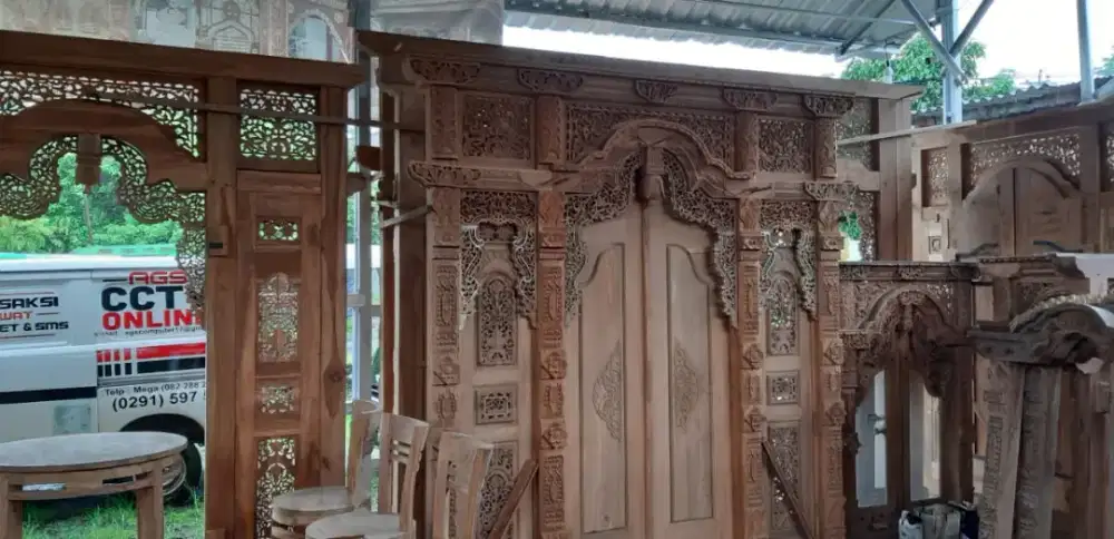 Gebyok kusen pintu ukir bayar setelah barang sampai lokasi