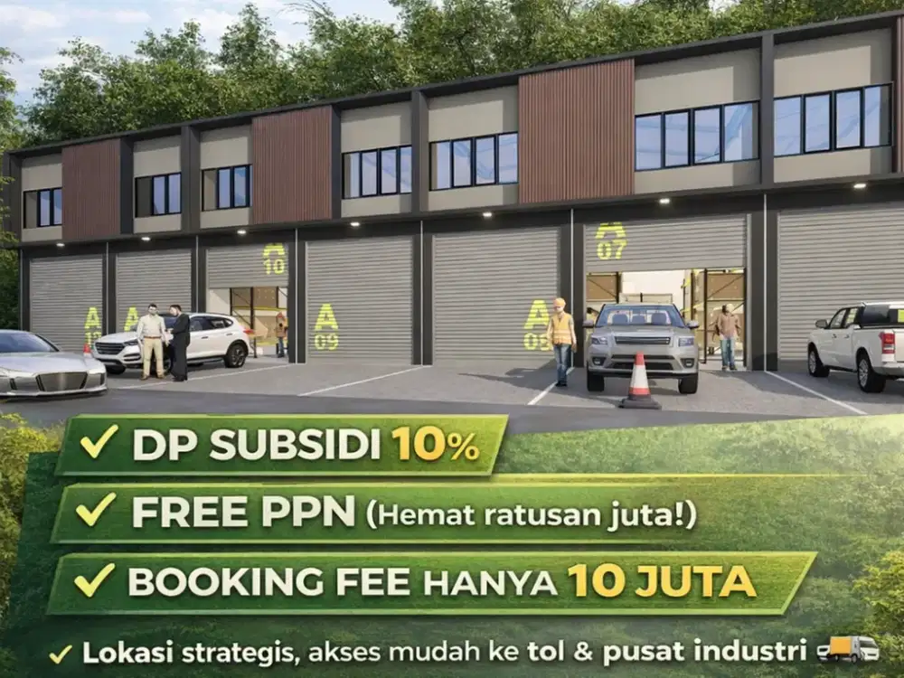 DIjual Ruko/Gudang/Bangunan Multiguna