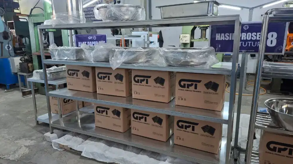 Food Tray Ompreng MBG Sus 304 Halal SNI