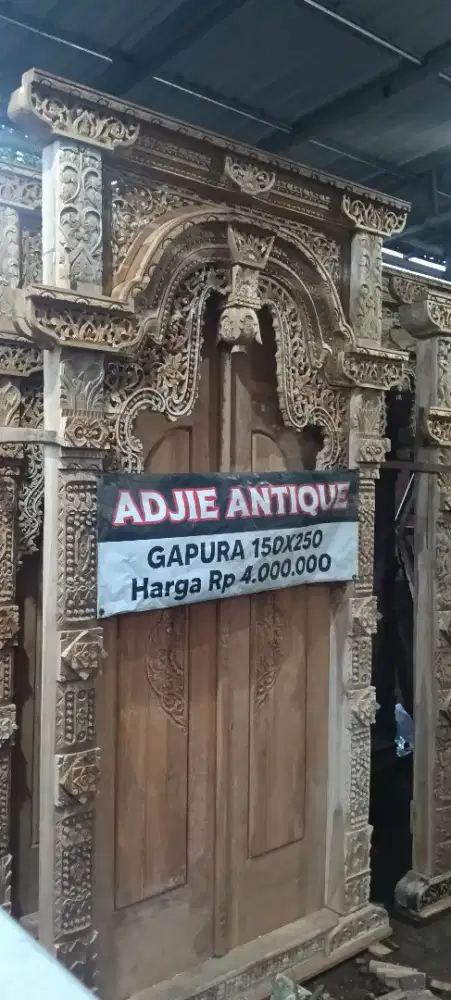 Pintu ukir lebar 150cm