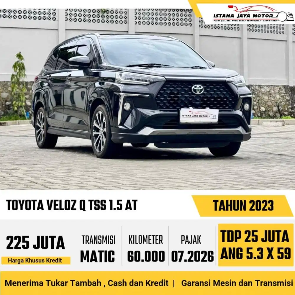 FITUR TSS Toyota Veloz Q TSS Automatic 2023 Hitam