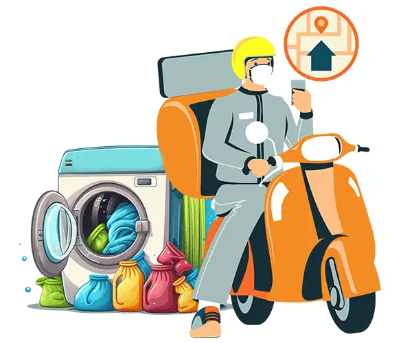 Karyawan Antar Jemput Laundry & Cuci Satuan