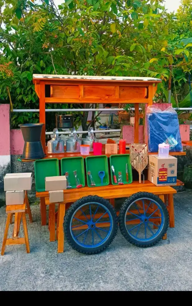 Jual gerobak angkringan murah (COD)