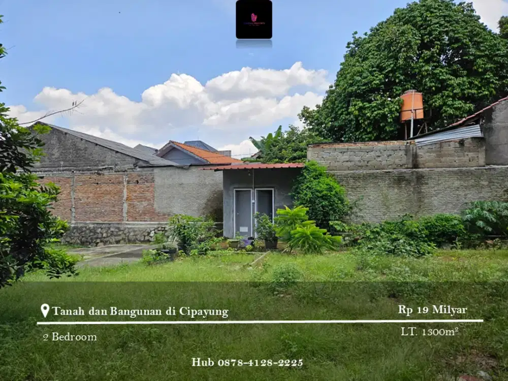 Dijual Tanah dan Bangunan Daerah Cipayung SHM