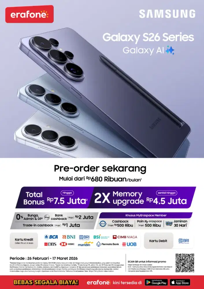 PRE ORDER SAMSUNG GALAXY S26 SERIES
