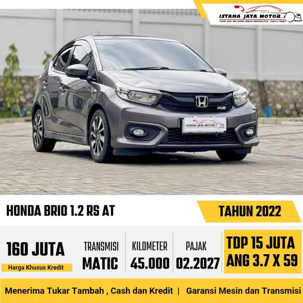 Honda Brio 1.2 RS Automatic 2022 Abu Metalik