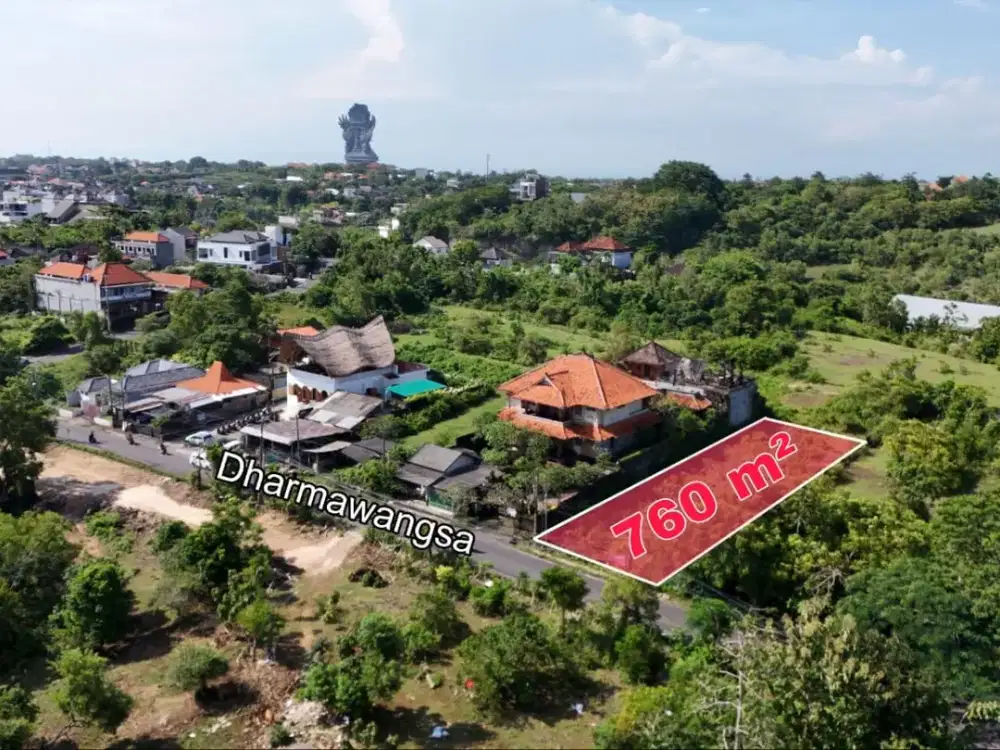 Tanah Komersial Jalan Utama Dharmawangsa Ungasan Bali