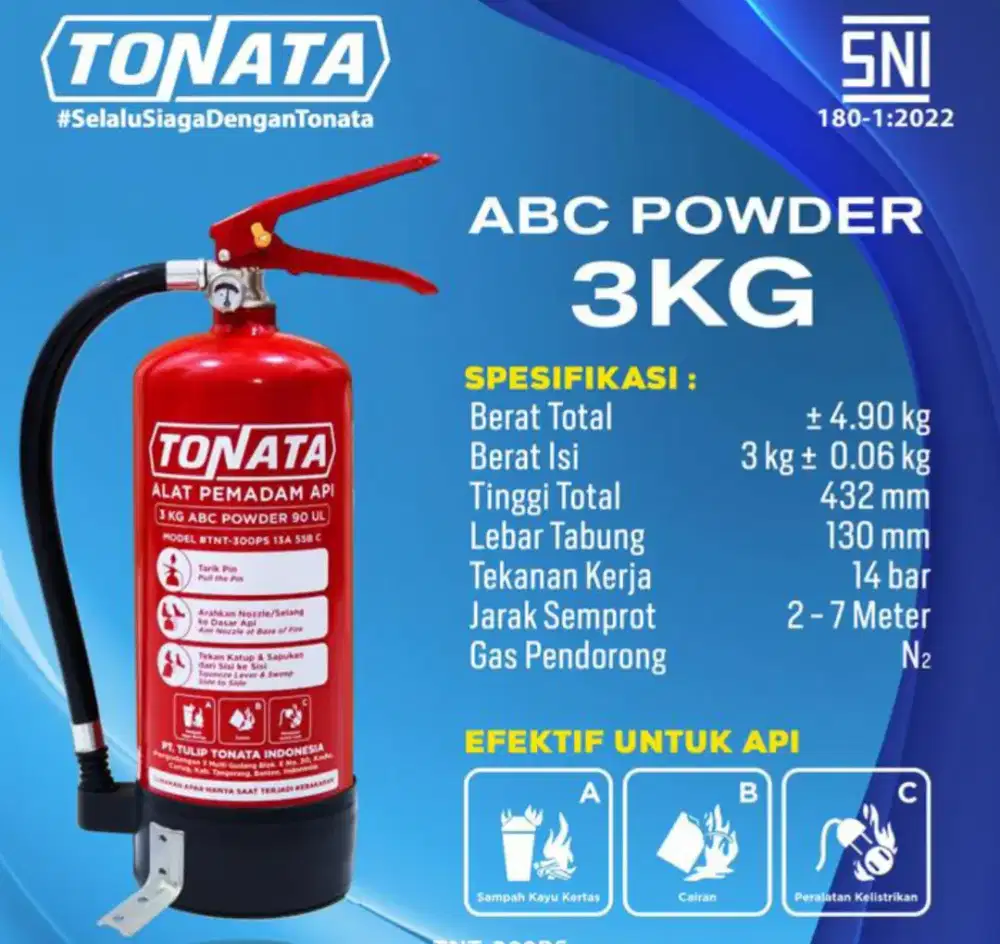 Suplier tabung racun api SNI